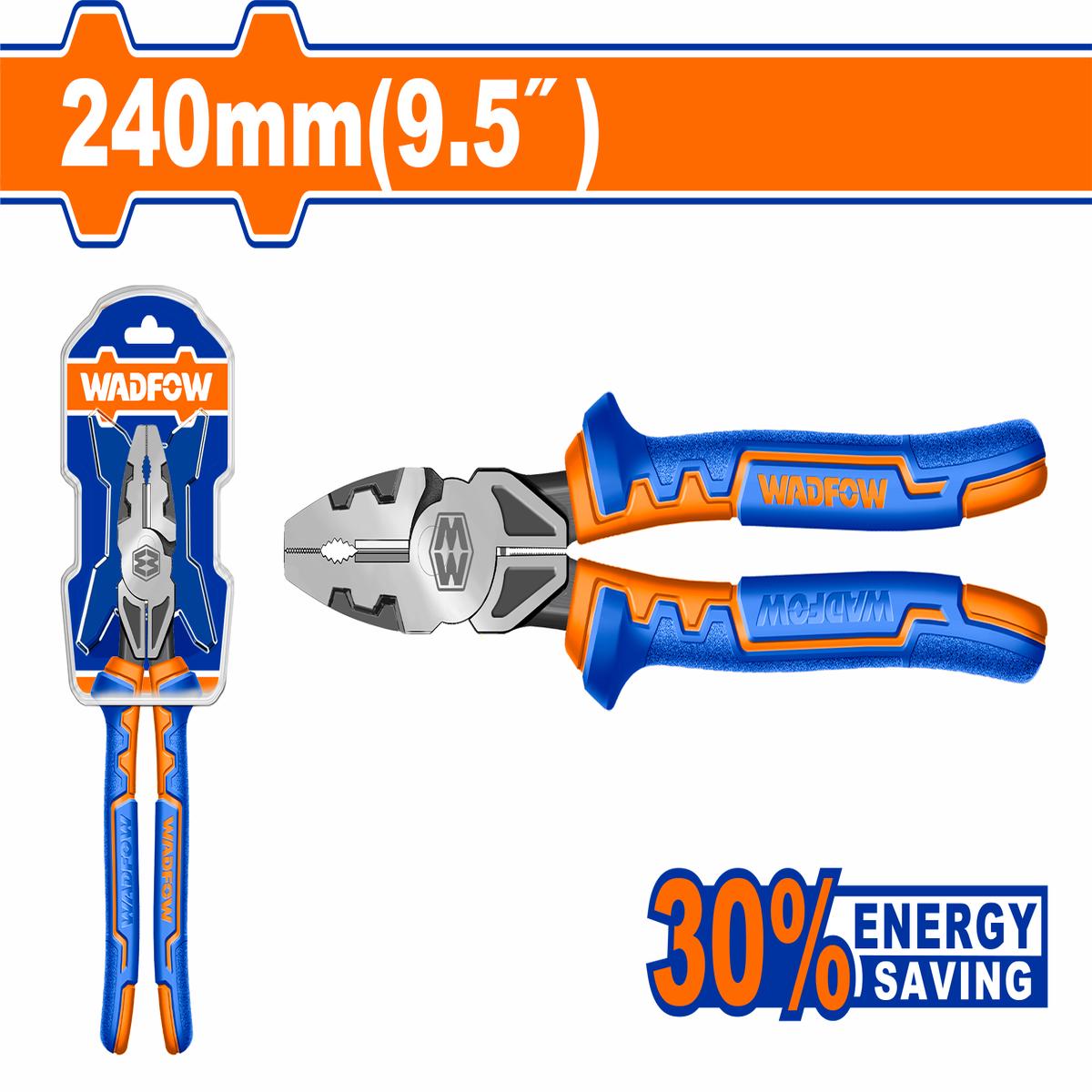 Wadfow High leverage combination pliers 9.5