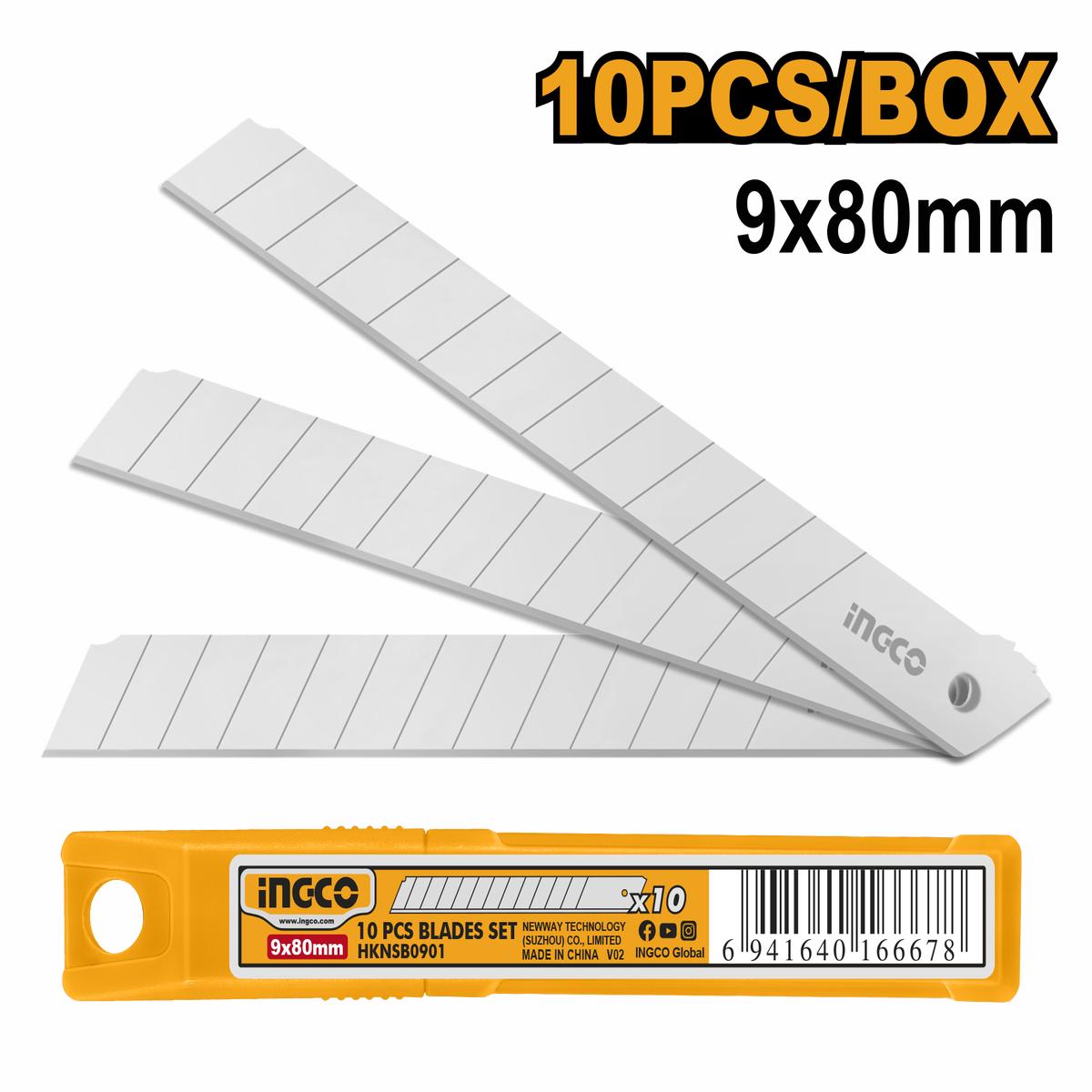 Ingco Blade S/Off 9X80Mm 10Pc