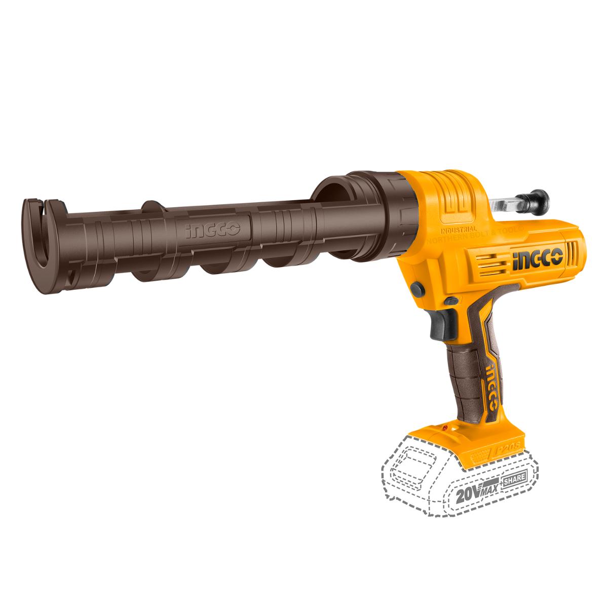 Ingco Cordless Caulking Gun 20V (Unit Only)