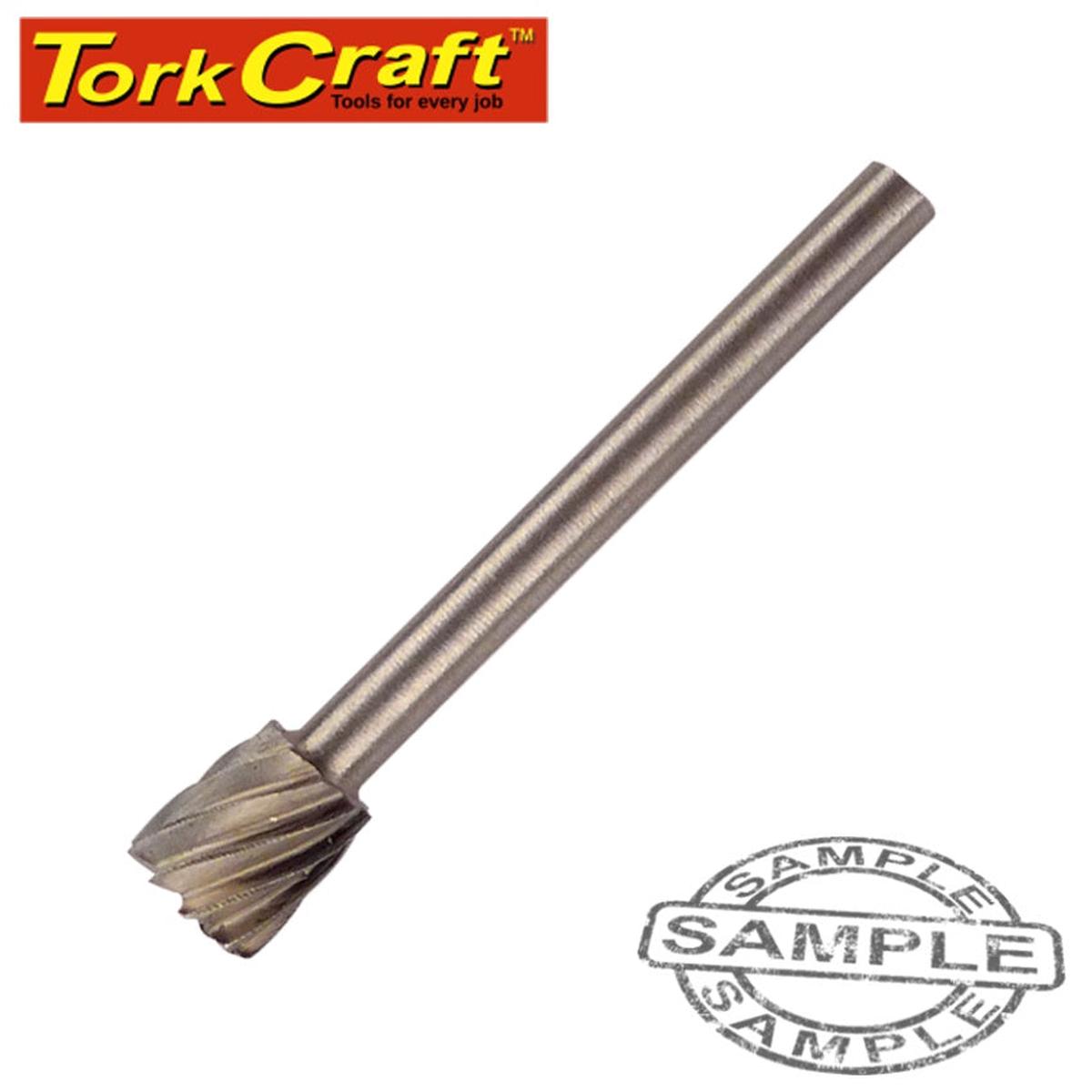 Tork Craft Mini H/Speed Cutter 6.4Mm Rev. Taper 3.2Mm Shank