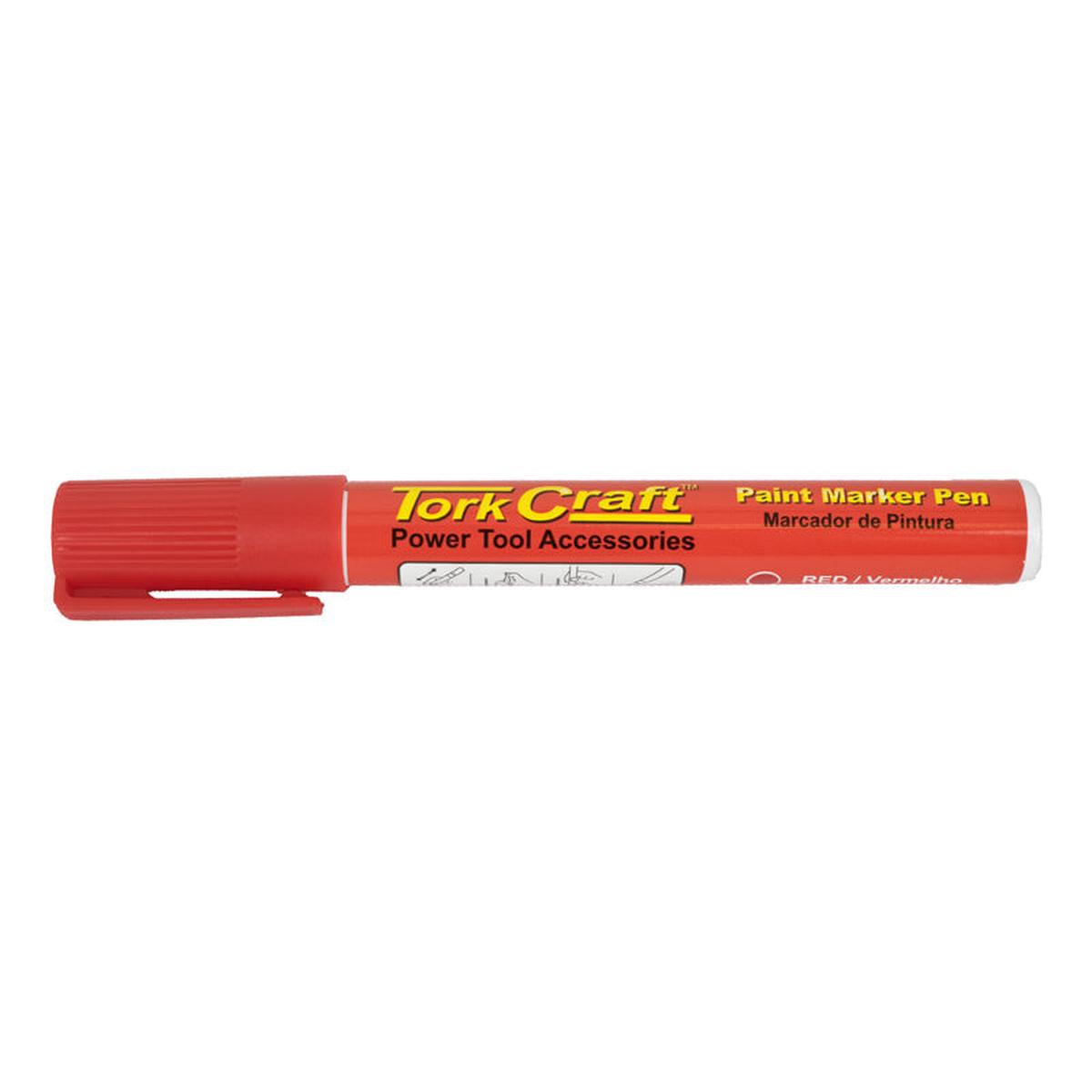 Tork Craft Paint Marker Pen 1Pc Bulk Red Bulk