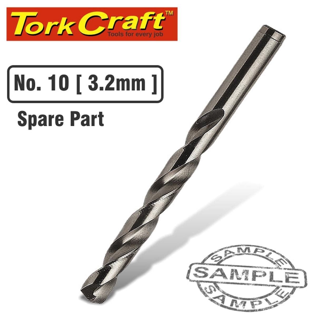 Tork Craft Replacement Drill Bit 3.2Mm For Screw Pilot #10