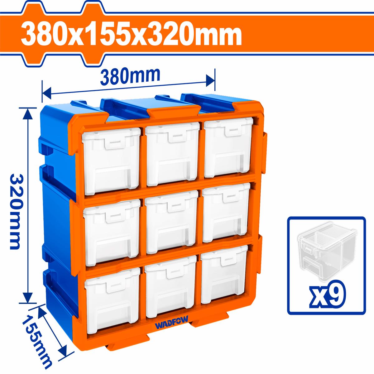 Wadfow Modular storage tower 380x155x320 mm