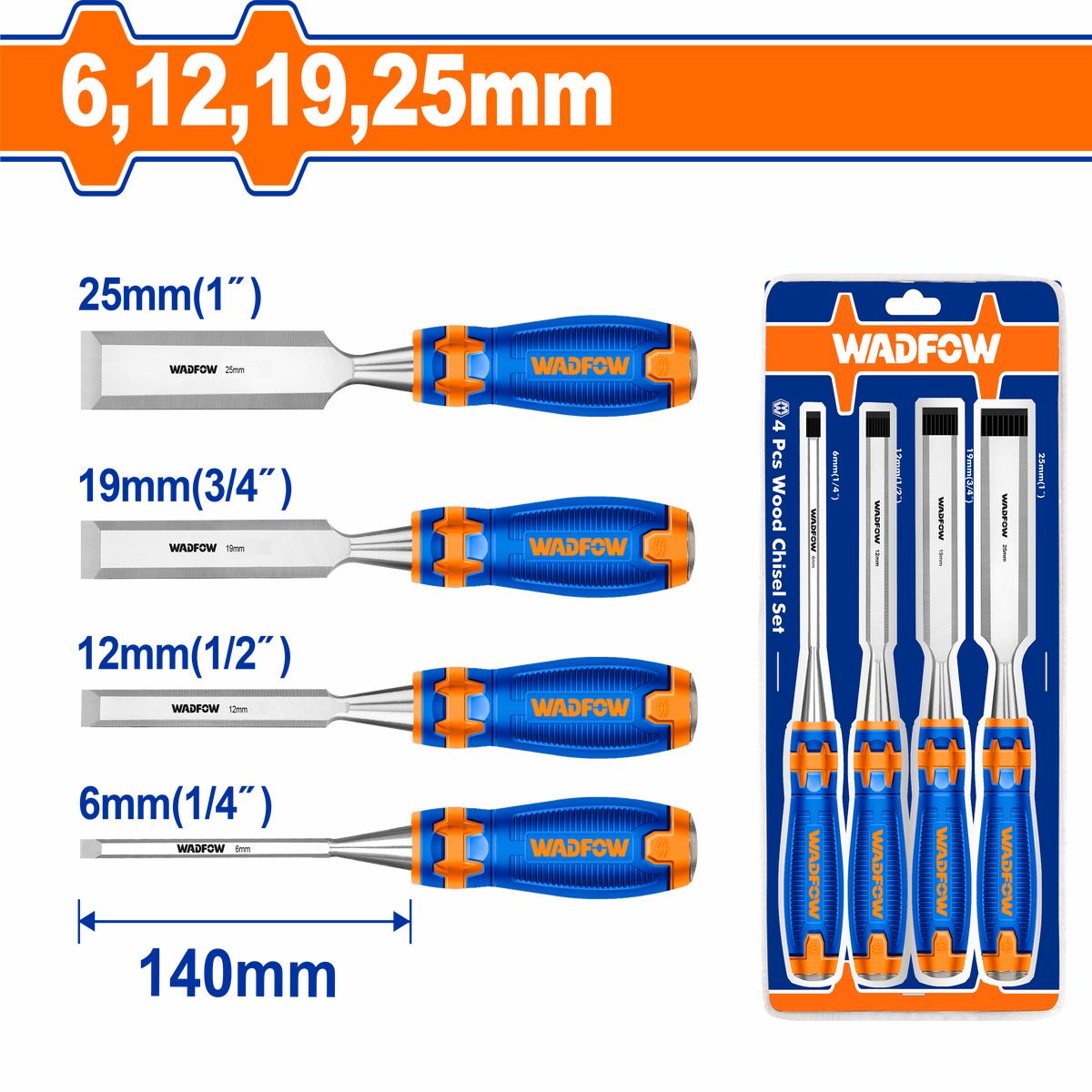 Wadfow Wood chisel set 4 Piece