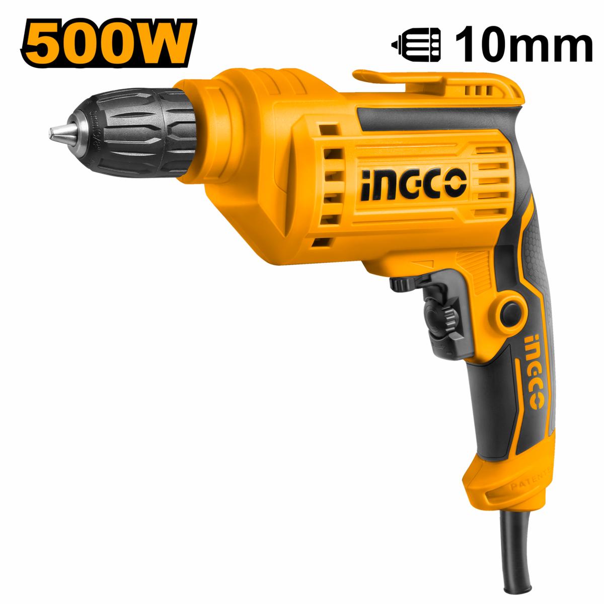 Ingco Electric Drill 500w 10mm Chuck - Corded