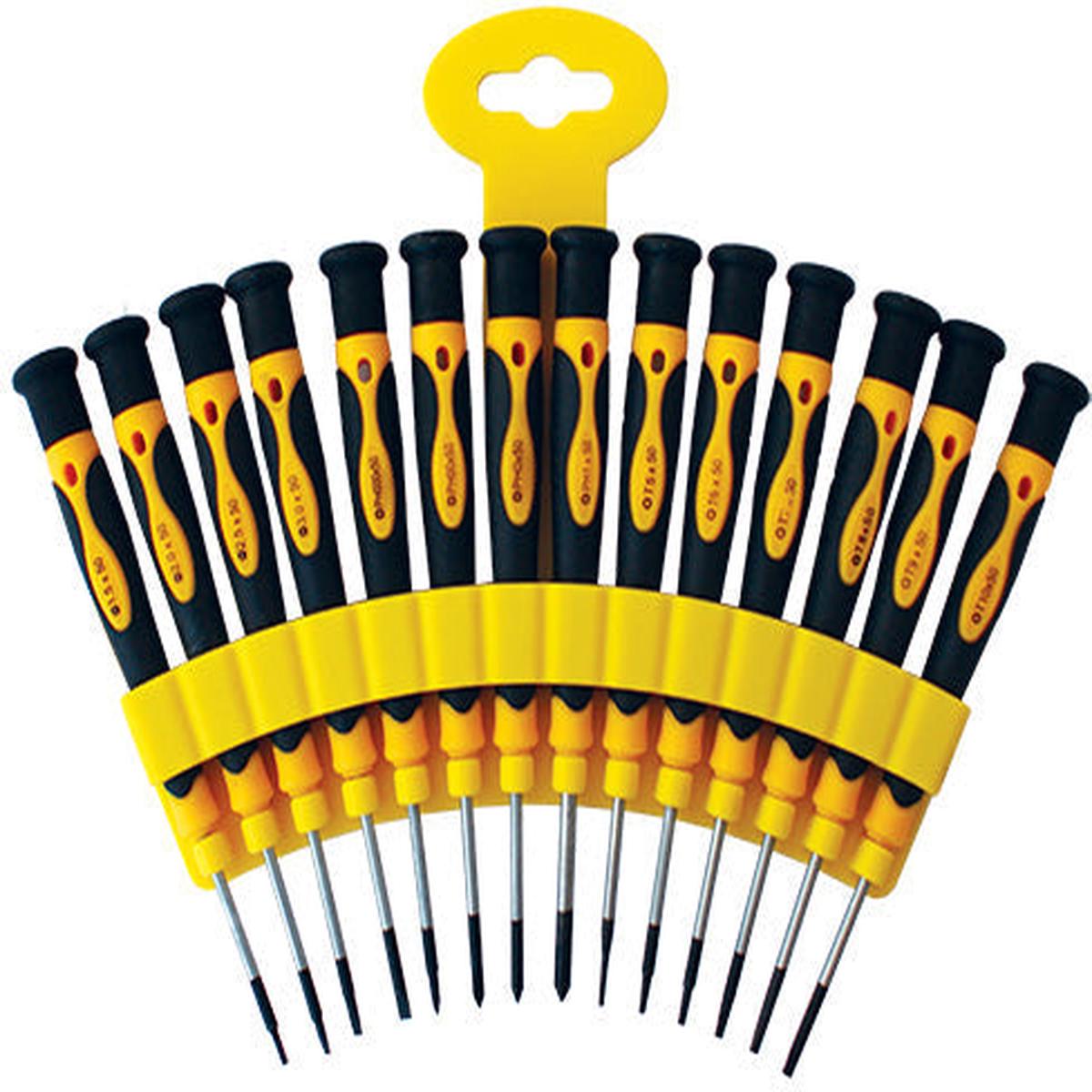 Tork Craft Precision Screwdriver Set 14Pcs