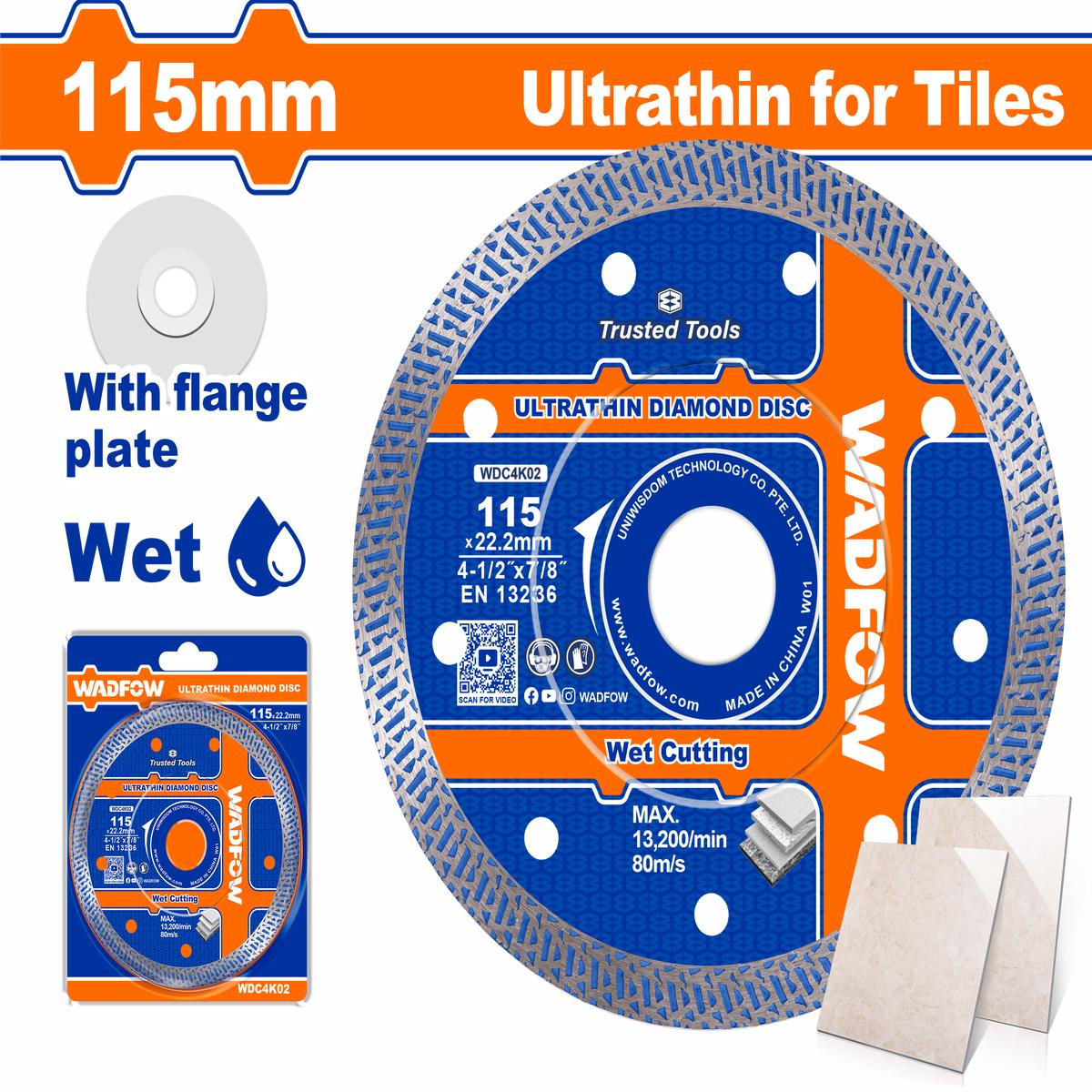 Wadfow Ultrathin diamond disc 115mm