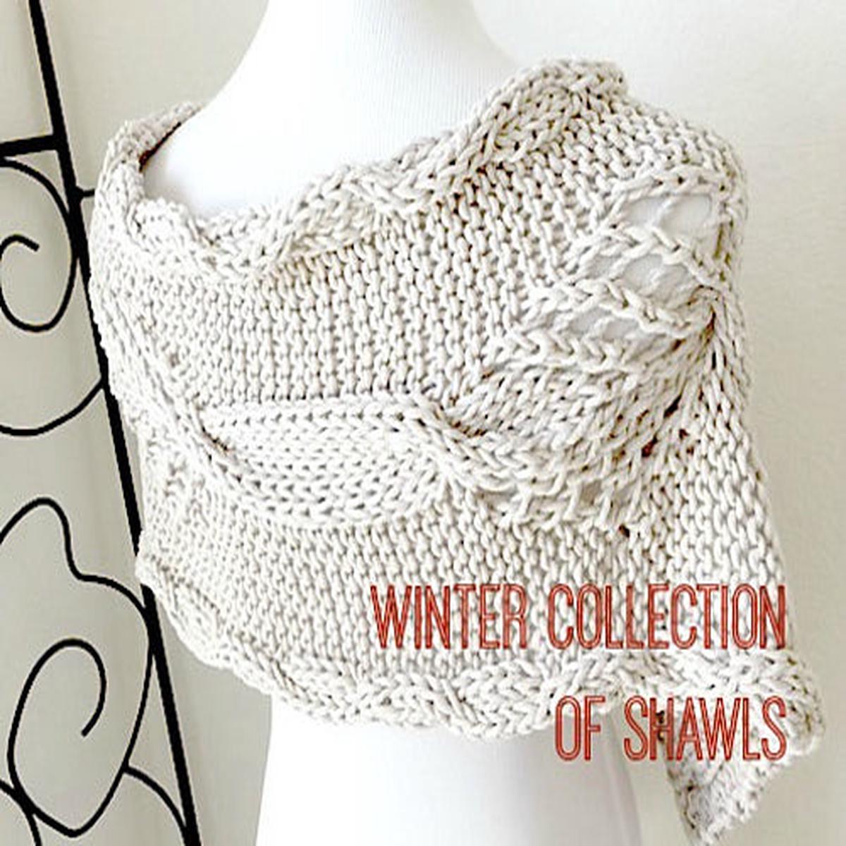 Winter Collection of shawls, e-book