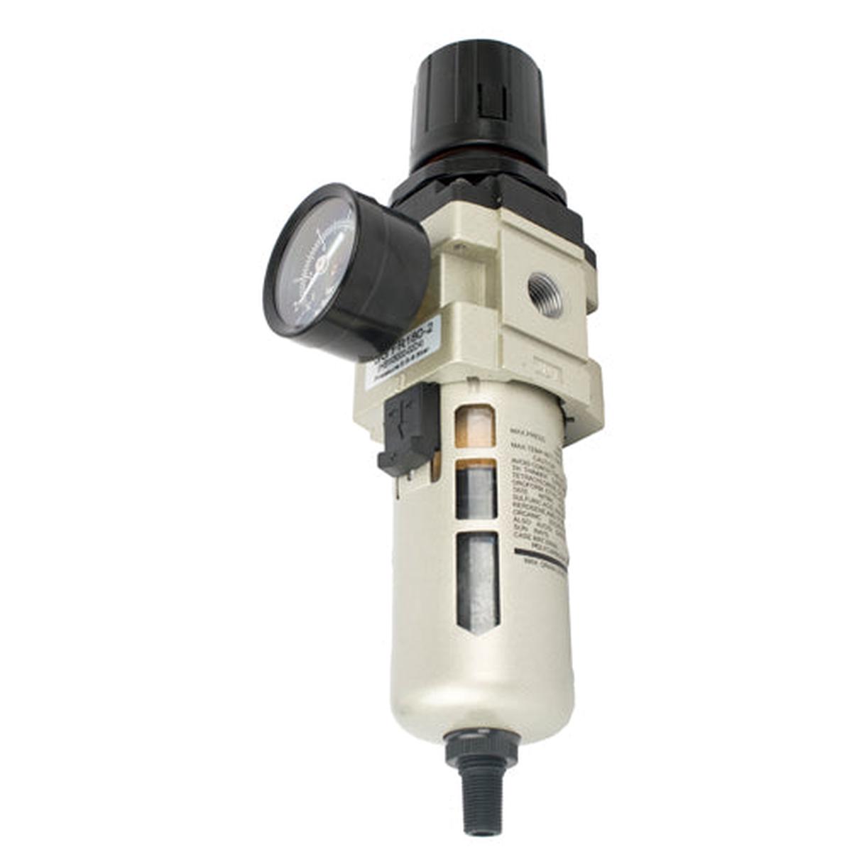 Aircraft Filter / Regulator 1/4' In Line With Auto Drain
