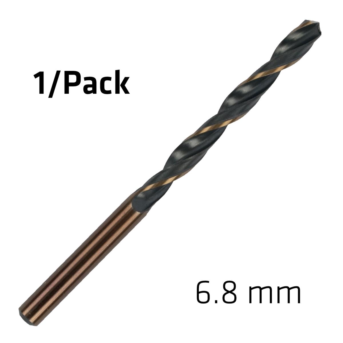 Alpen Hss Sprint Master 6.8Mm X1 Sleeved Din338 Alpen Drill Bit