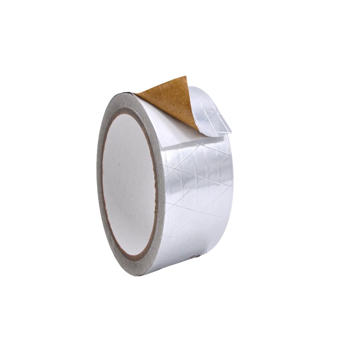 Aluminum Scrim Kraft Foil Tape - 4.8 Mil - With Liner for HVAC and Insulation