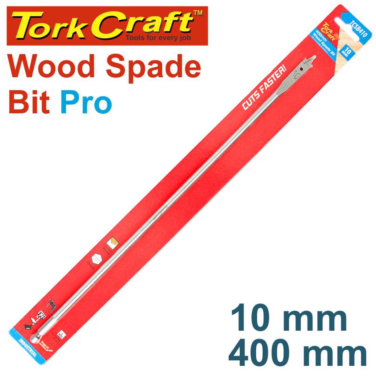Tork Craft Spade Bit Pro Series 10Mm X 400Mm