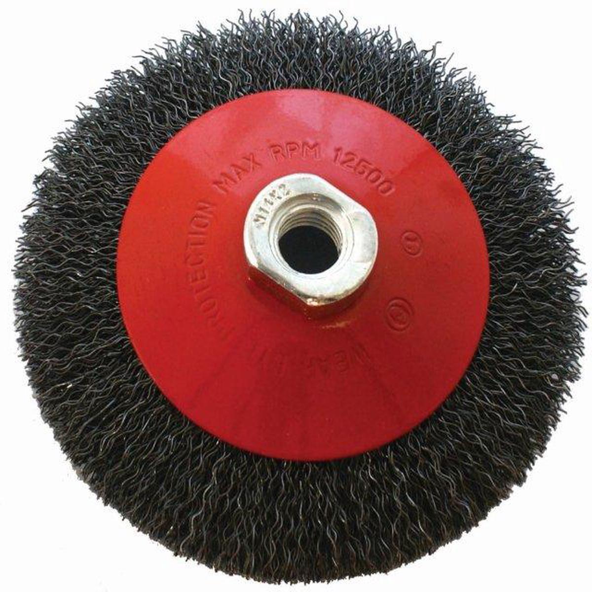 Tork Craft Wire Cup Brush Crimped Bevel Plain 115Mmxm14 Blister