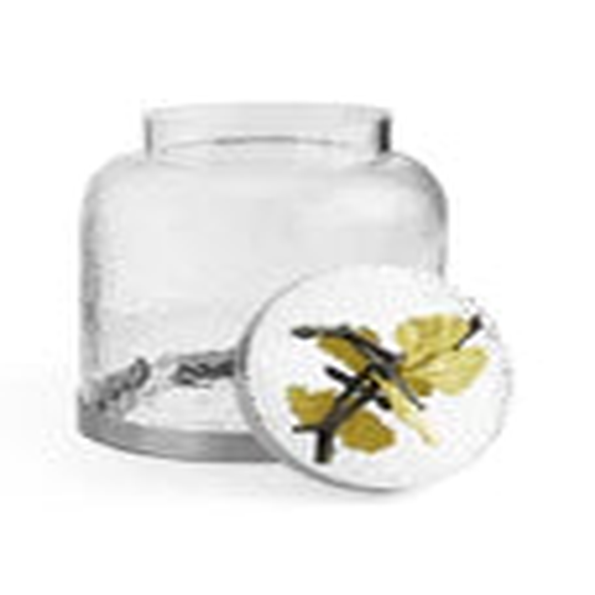 Butterfly Ginkgo Cookie Jar