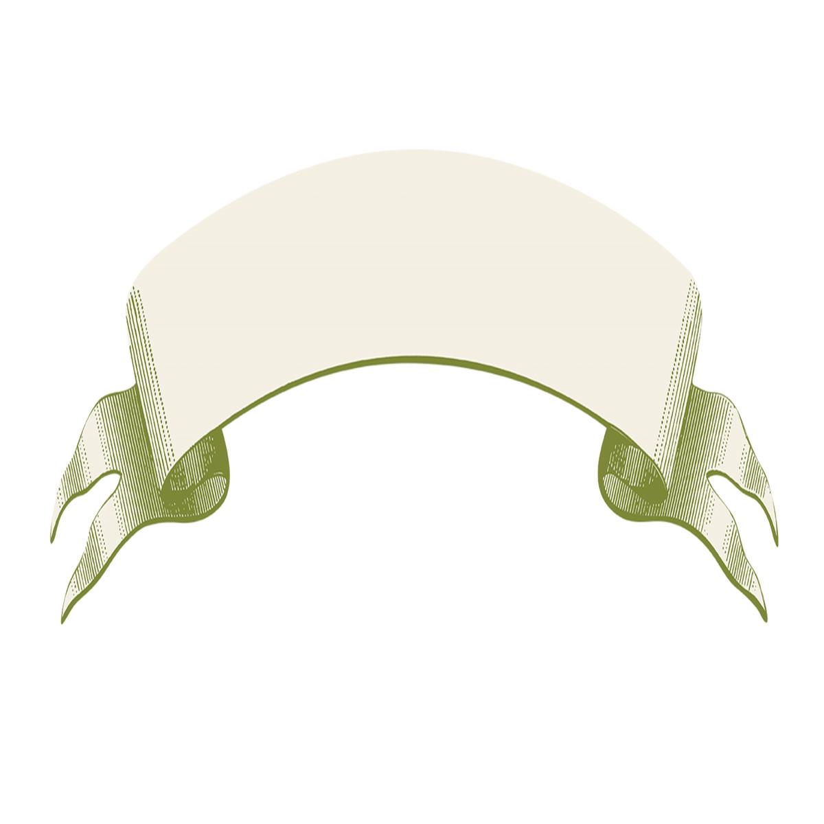 Classic Moss Banner Table Accent