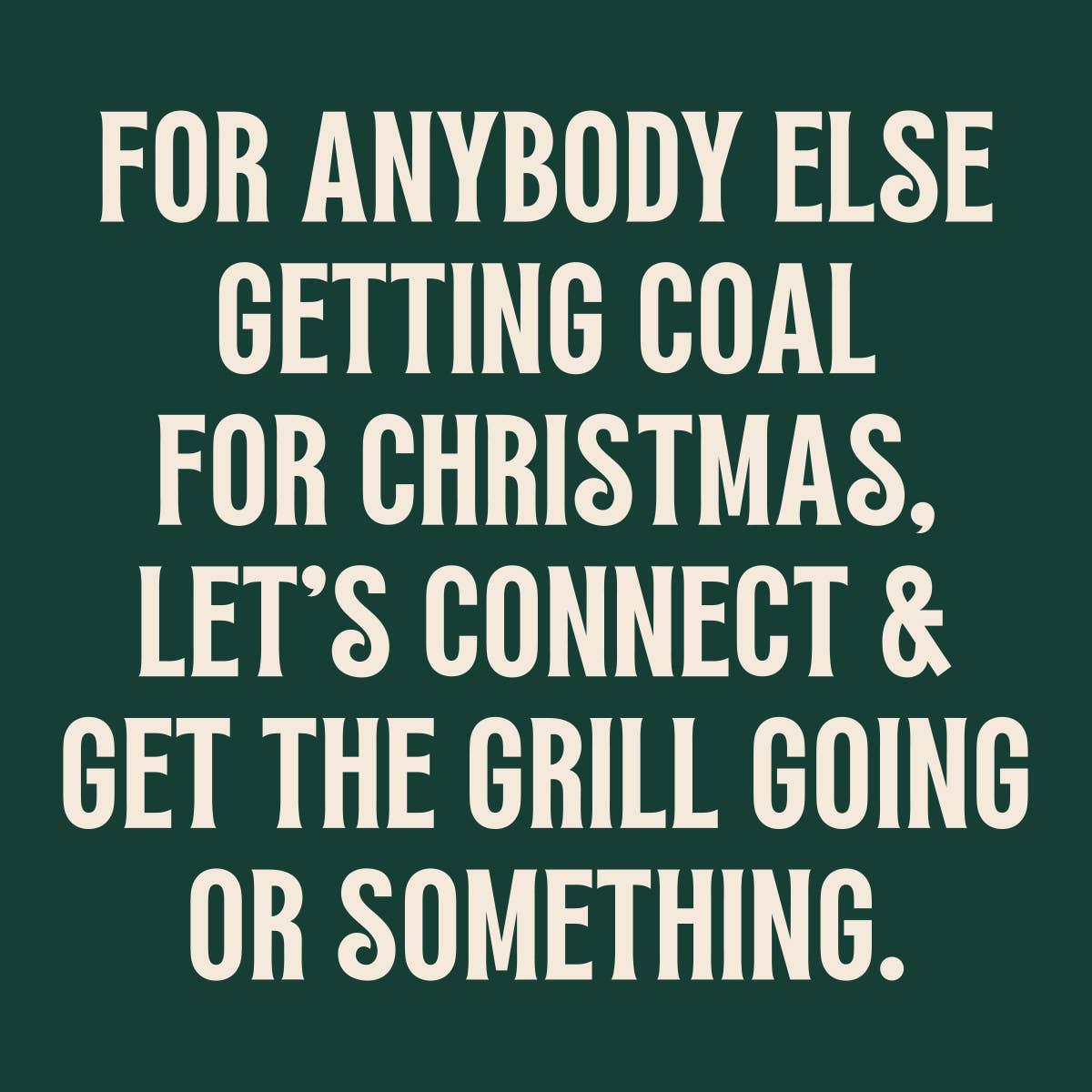 Funny Christmas Cocktail Napkins - Getting Coal 20ct