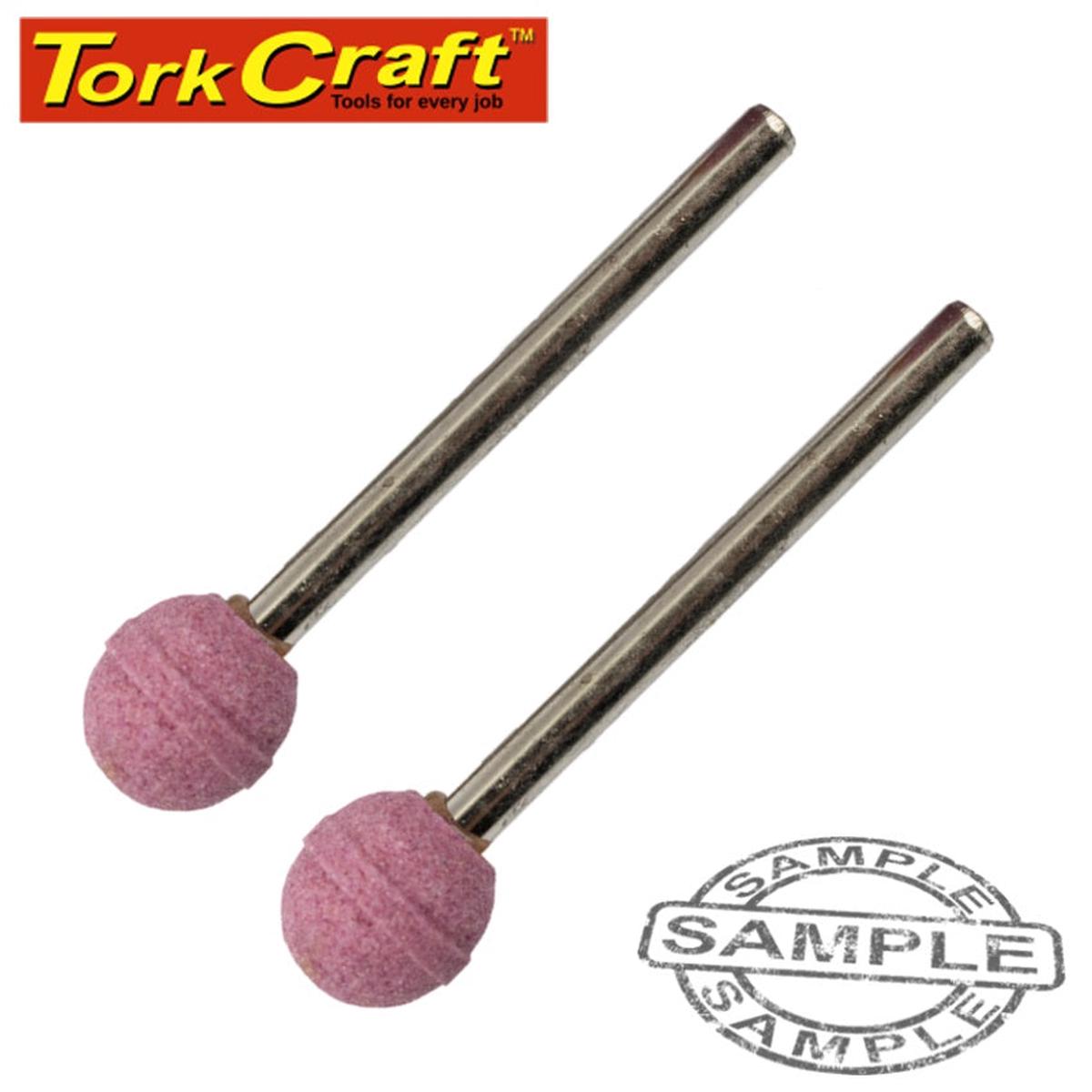 Tork Craft Mini Grinding Stone 9.5Mm Ball 3.2Mm Shank