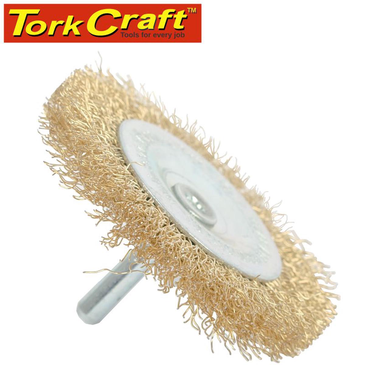 Tork Craft Wire Wheel Brush 50Mm X 6Mm Shaft