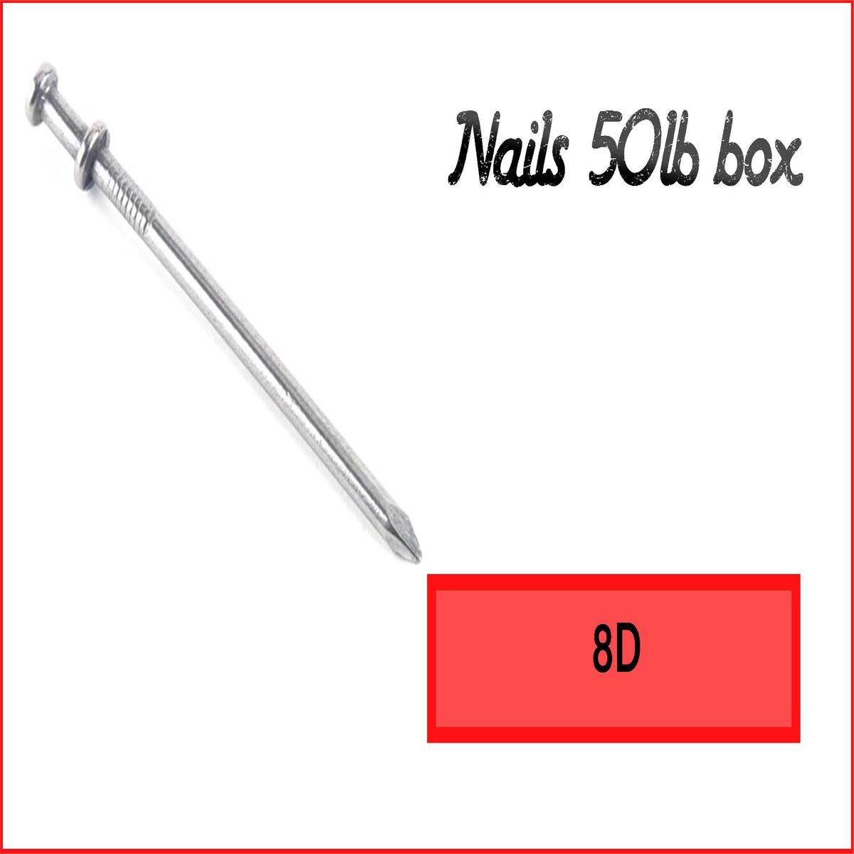 8D Nails 50 lb box