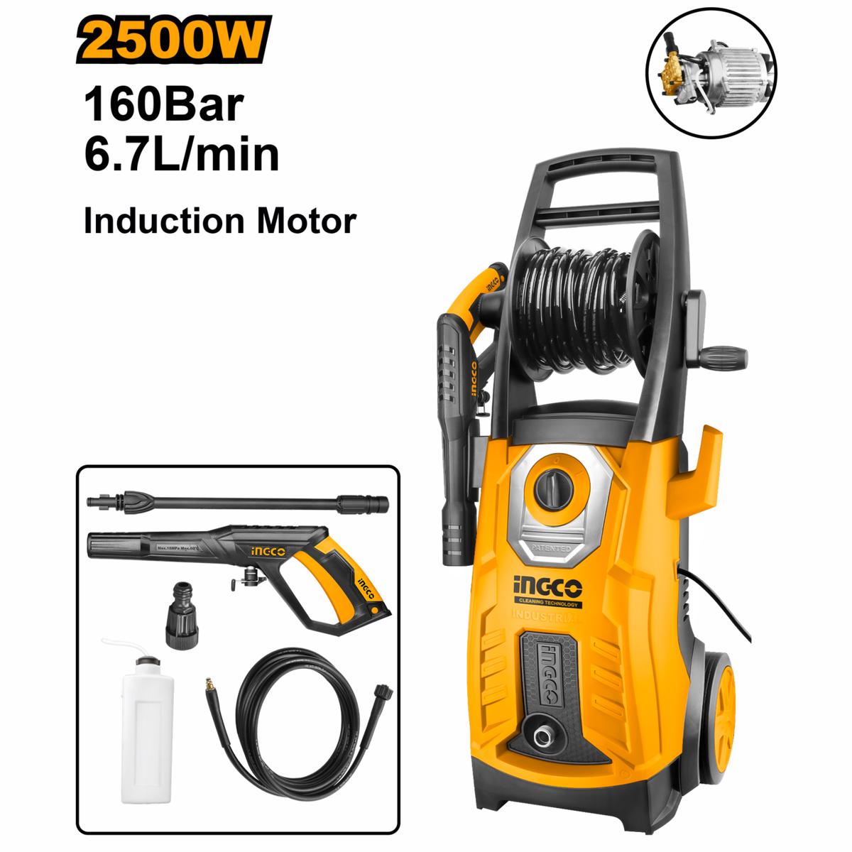 Ingco -High Pressure Washer 2500w 160 Bar