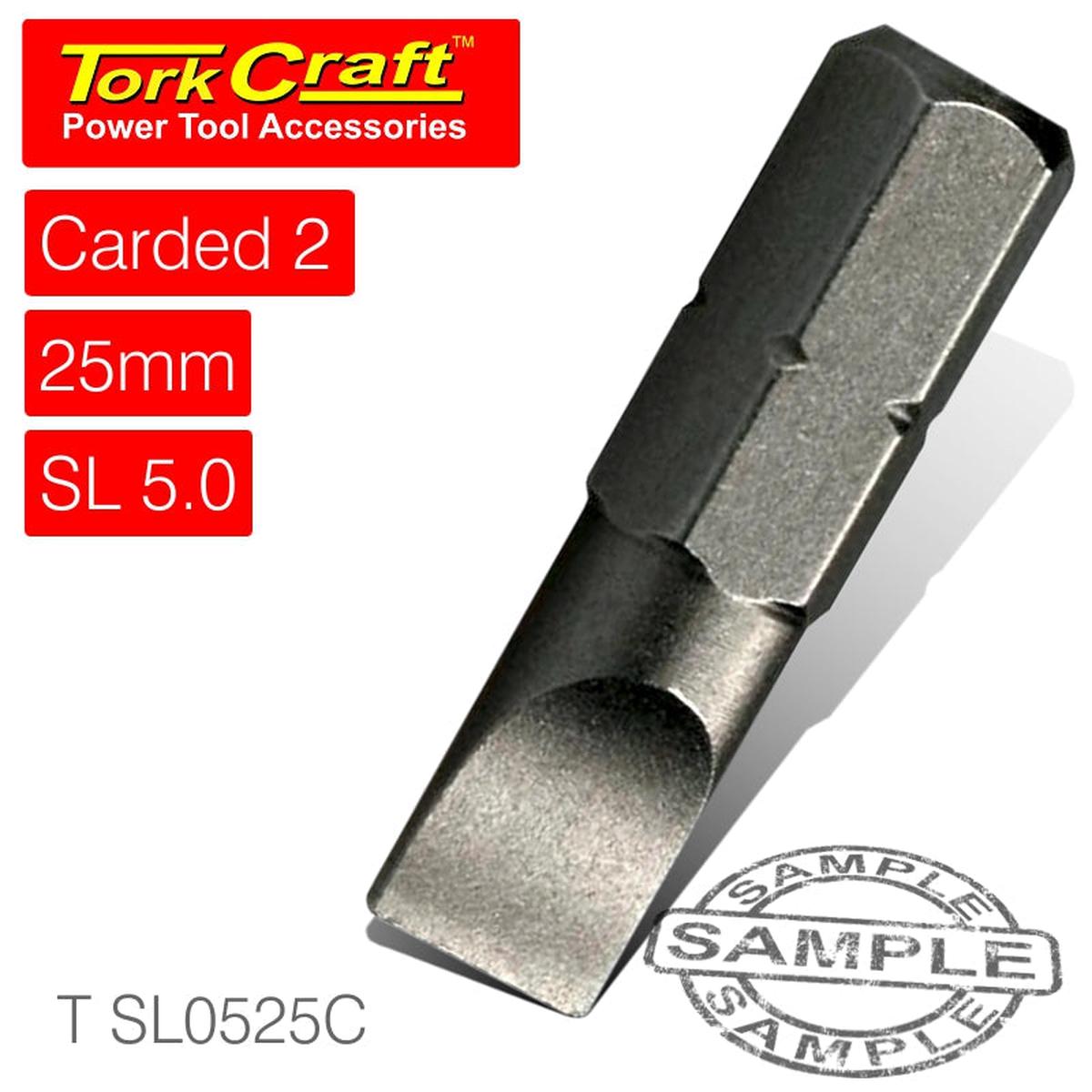 Tork Craft S/D Insert Bit 5Mmx25Mm 2/Card