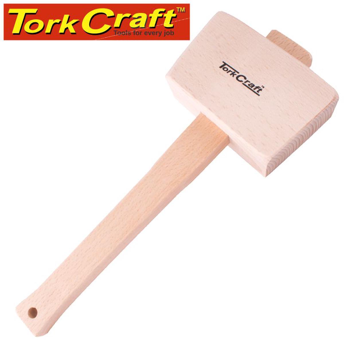 Tork Craft Wooden Mallet 300Mm X 110Mm 290-300G Eng. Beech Wood Tork Craft