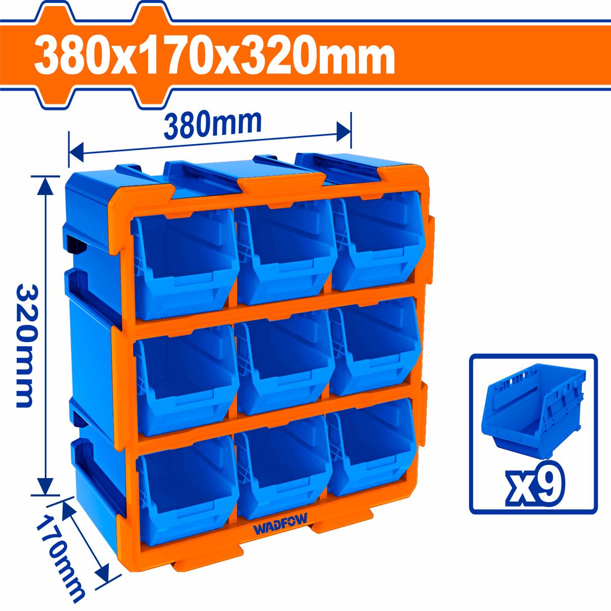 Wadfow Modular storage tower 380x170x320mm