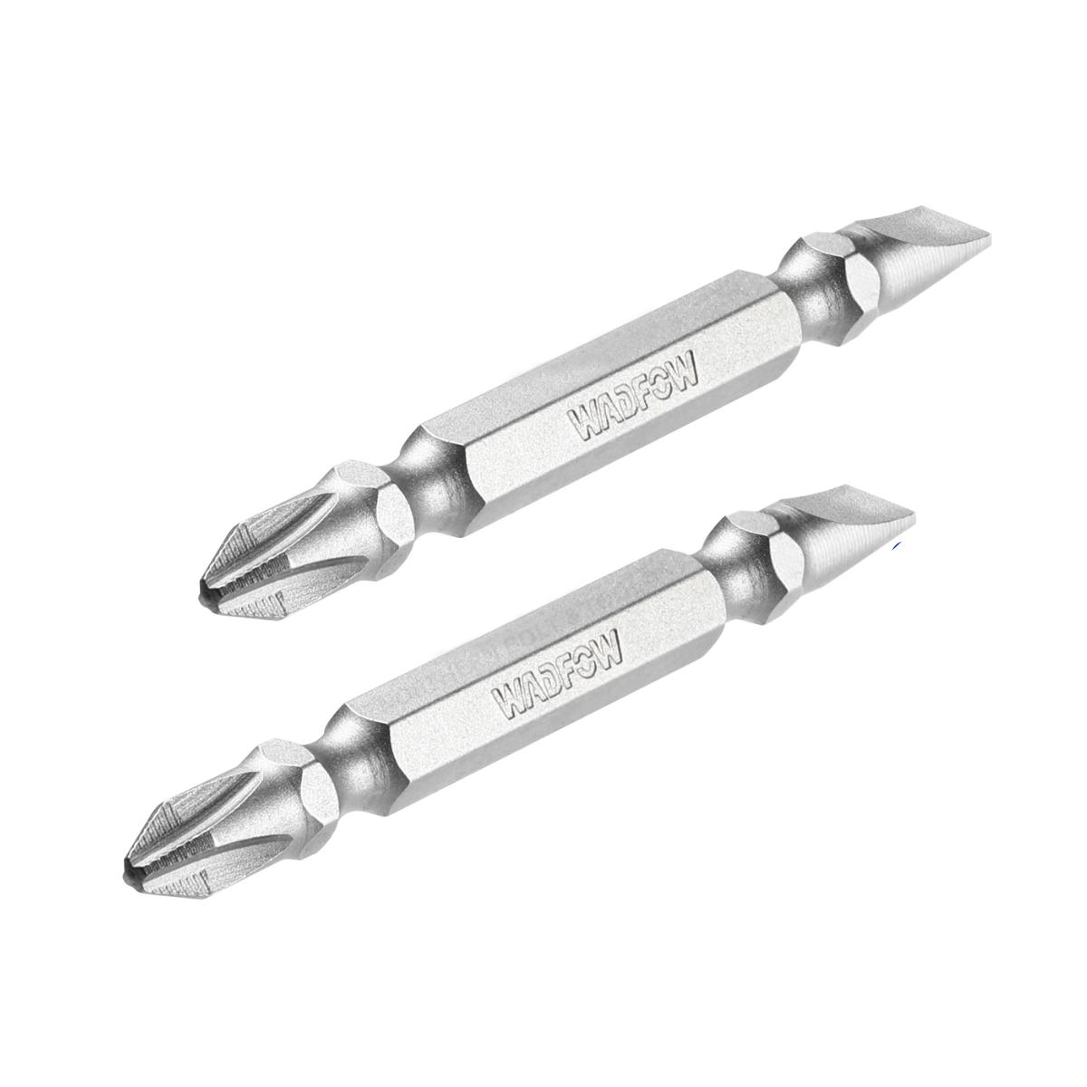 Wadfow Screwdriver bits PH2+SL6 65mm