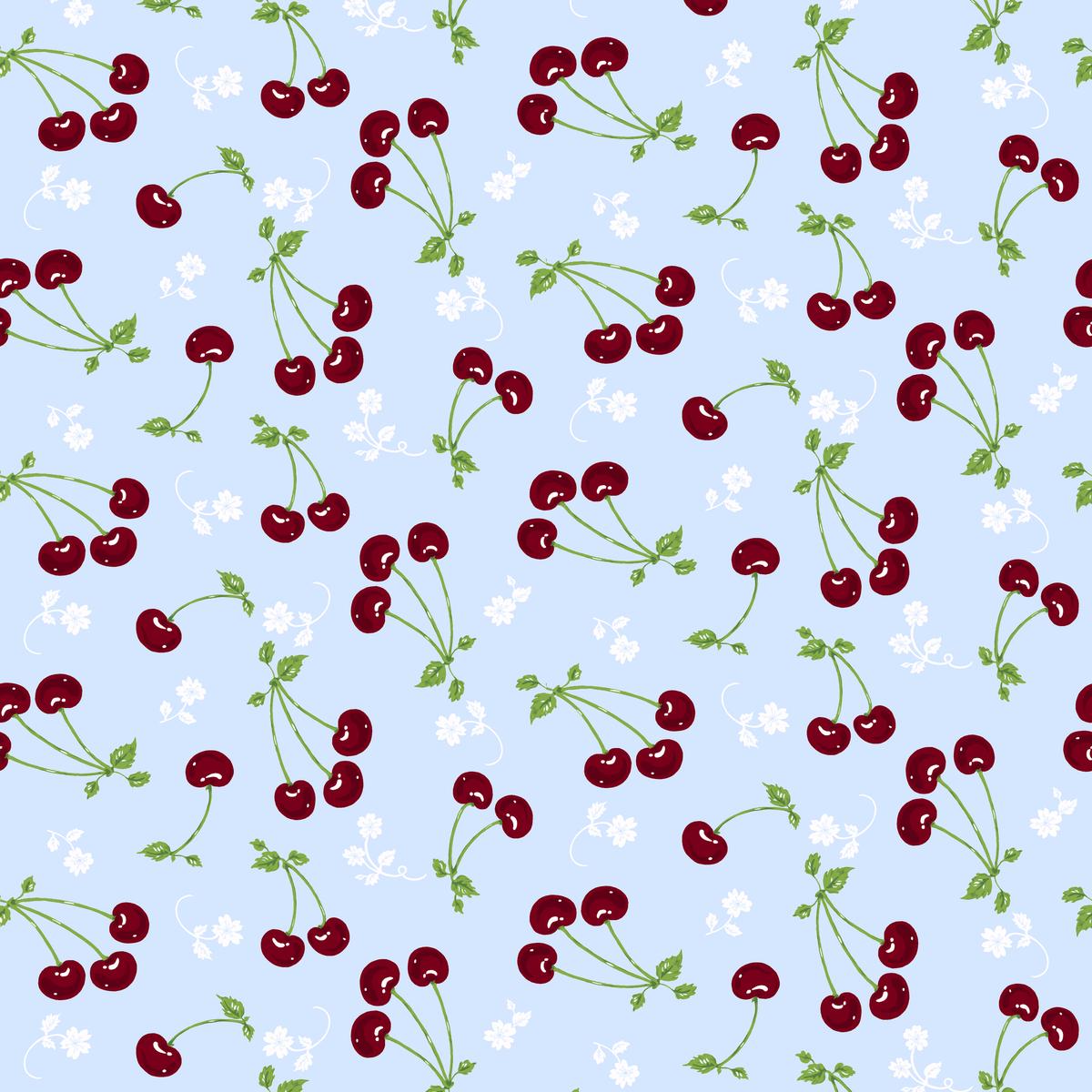 Cherry Twist - Country Fruit Fabric