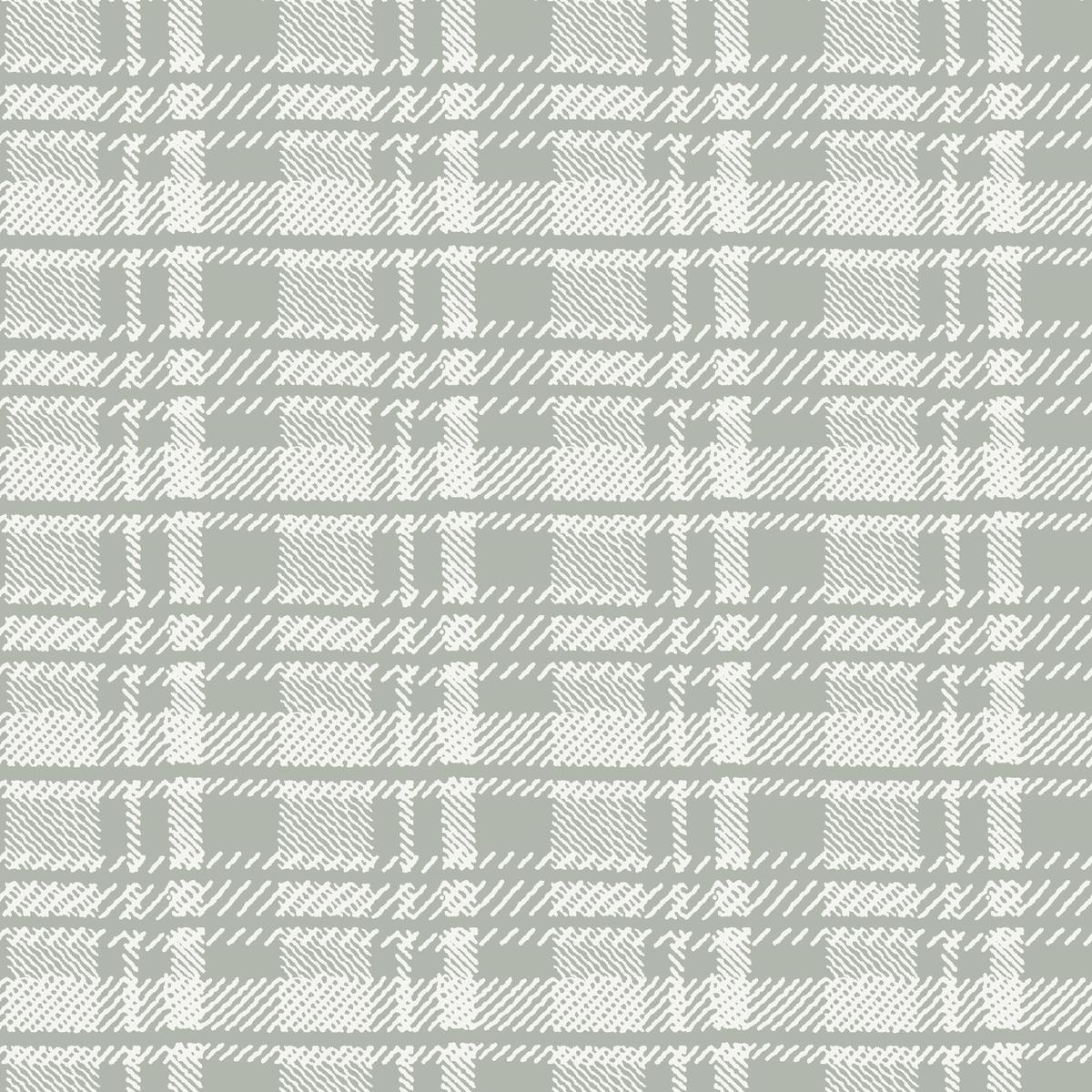 Classic Flannel - Cool Grey Plaid Fabric
