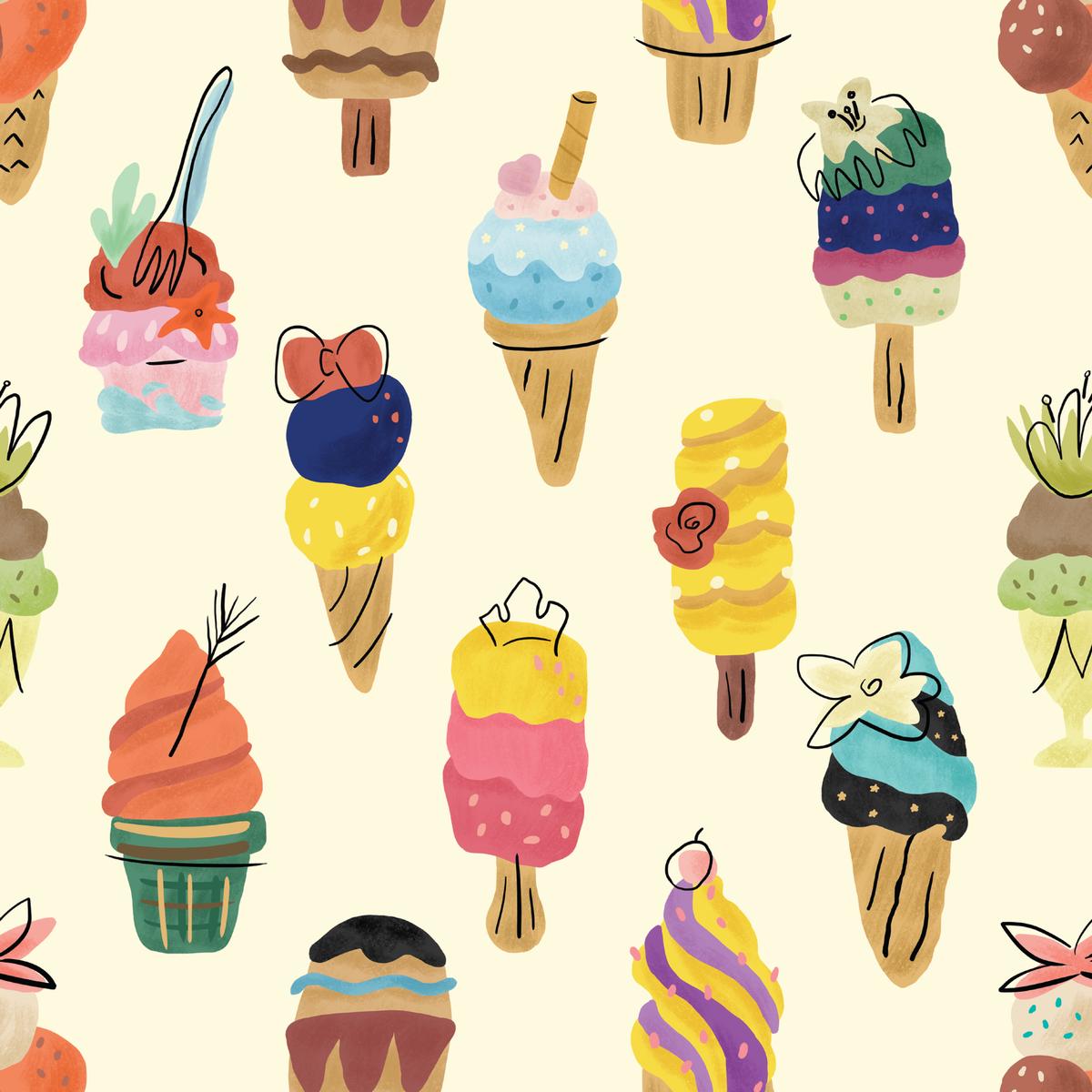 Disney Princess Summer Treats Fabric