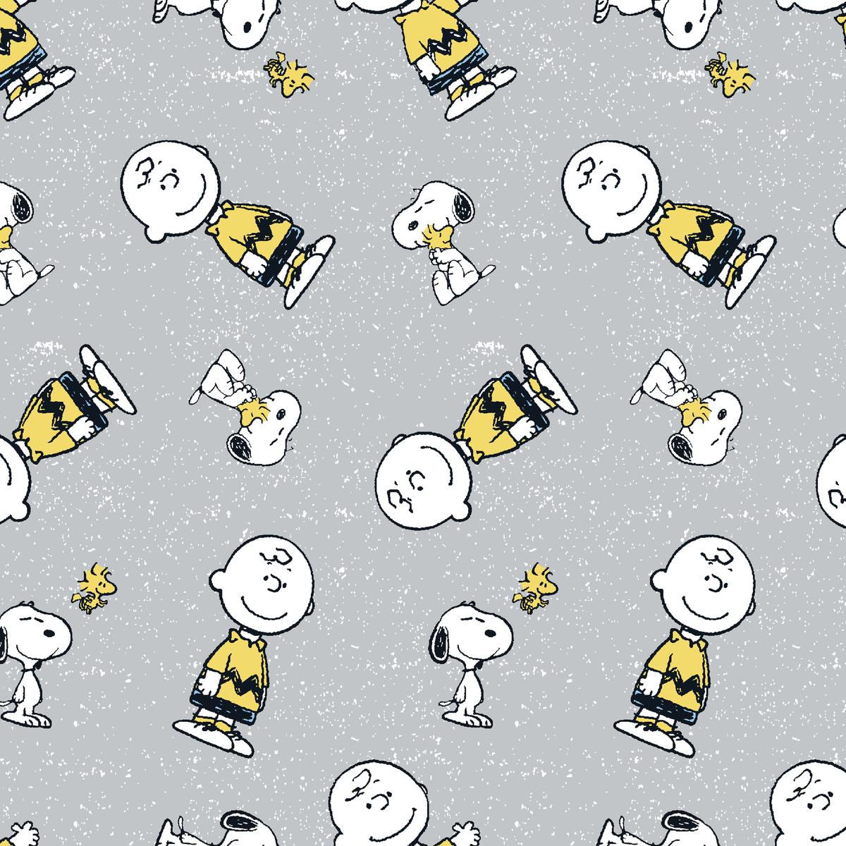 Peanuts Charlie Brown, Snoopy and Woodstock Toss Fabric