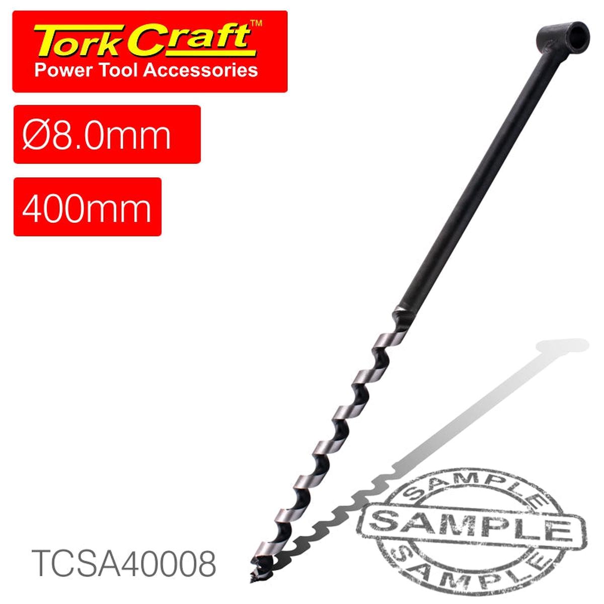 Tork Craft Scotch Eye Auger Bit 8Mm X 400Mm