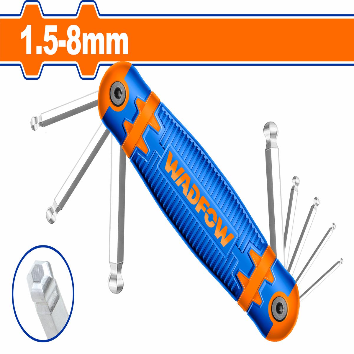 Wadfow 8 Piece Ball point hex key