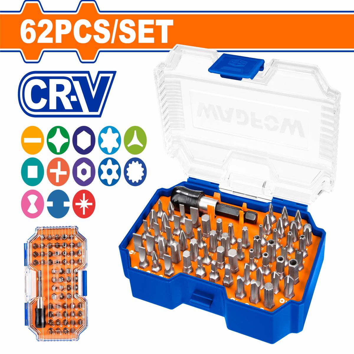 Wadfow Screwdriver bits set 62 Piece