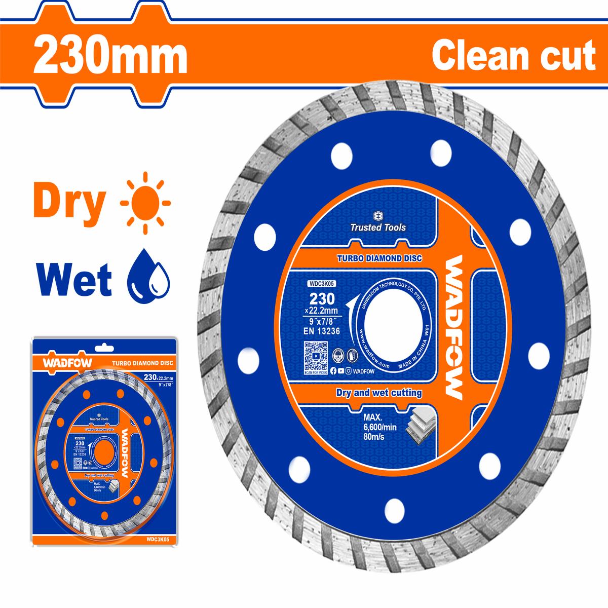 Wadfow Turbo diamond disc 230mm