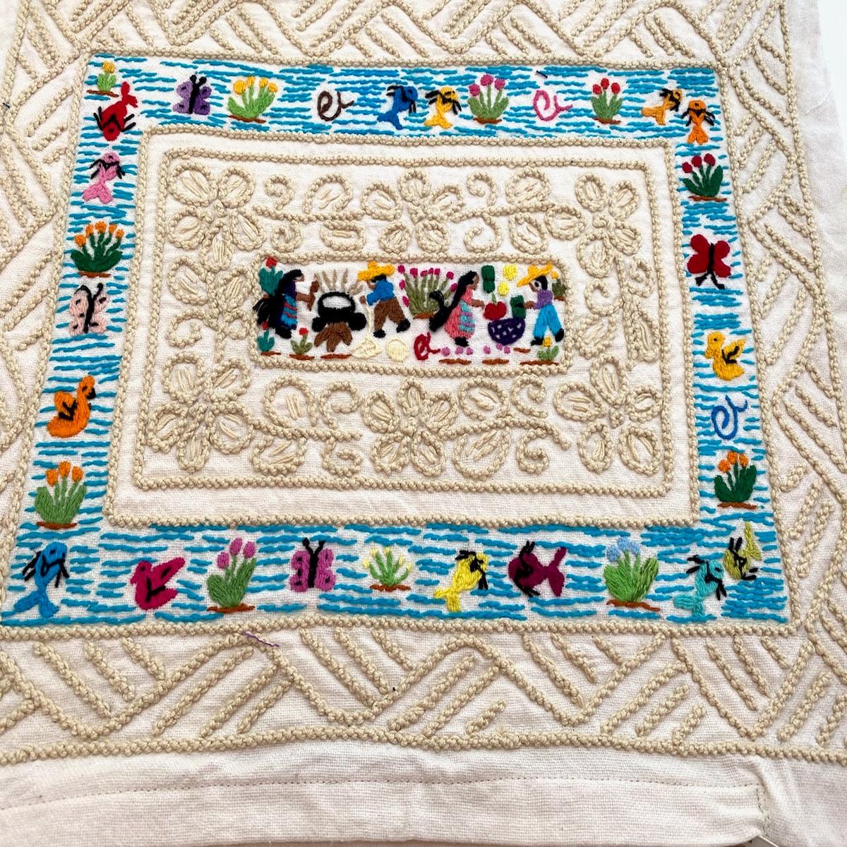 Embroidered Pillow Cover - Style A