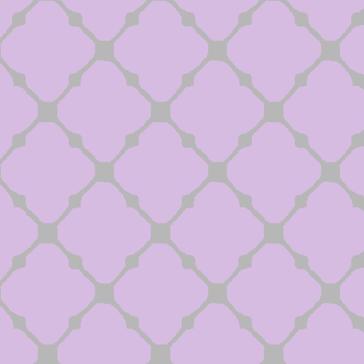 Lattice Weave on Lavender & Gray Fabric