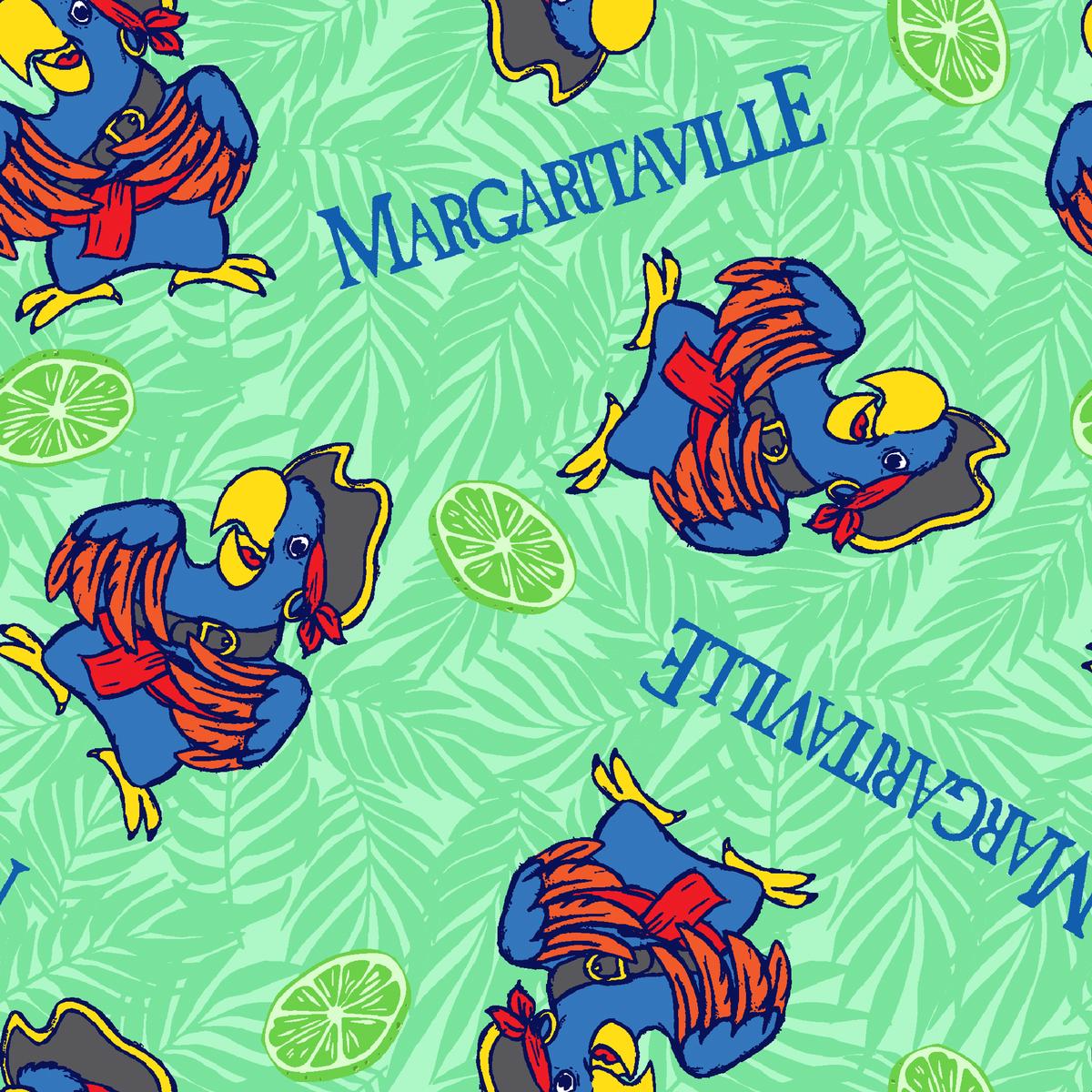 Margaritaville - Tropical Revelry - Parrot Paradise Fabric