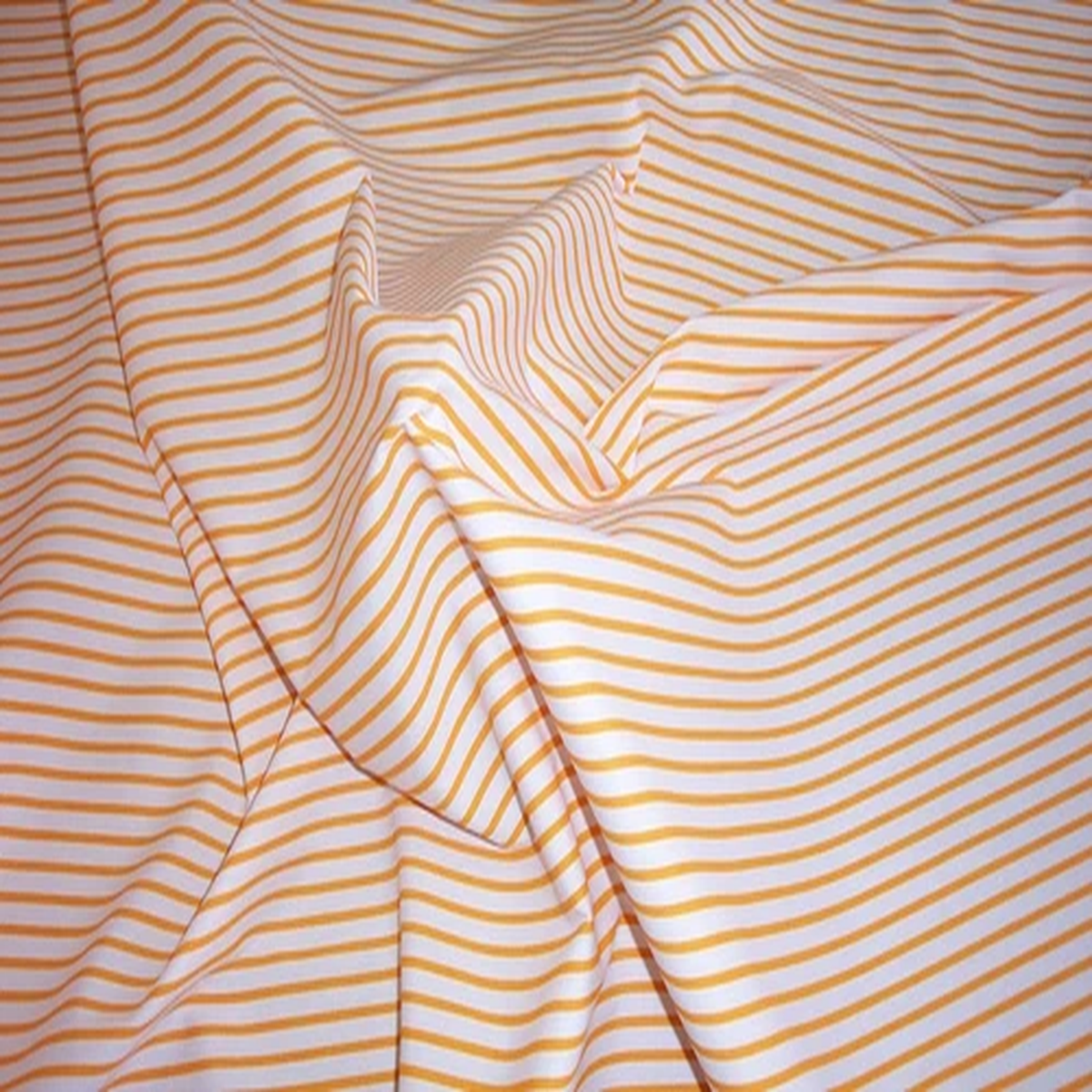 NEW, Gold/White Stripe poplin poly/cotton is a product of USA, Brittany Dyeing