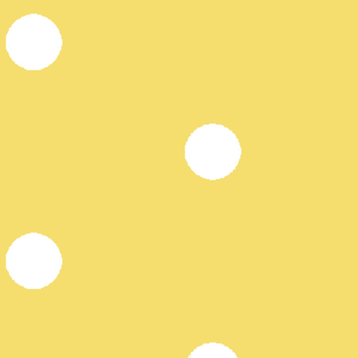 Polka Play, Yellow Fabric