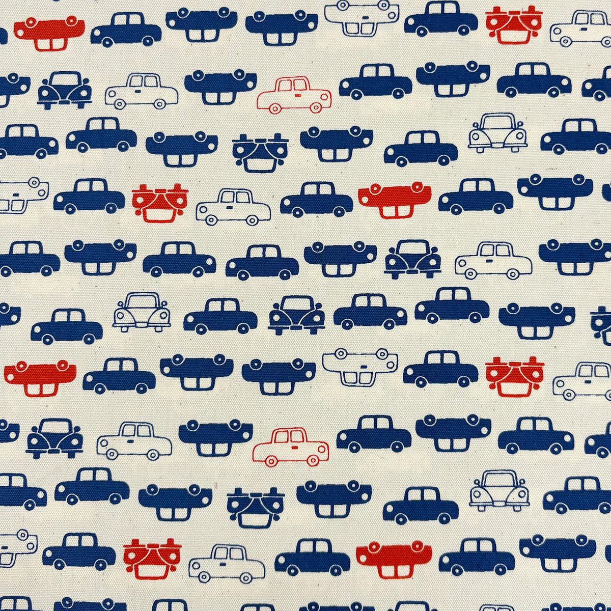 Simply Palette Car Prints Cotton Oxford - White YPA-69010-3