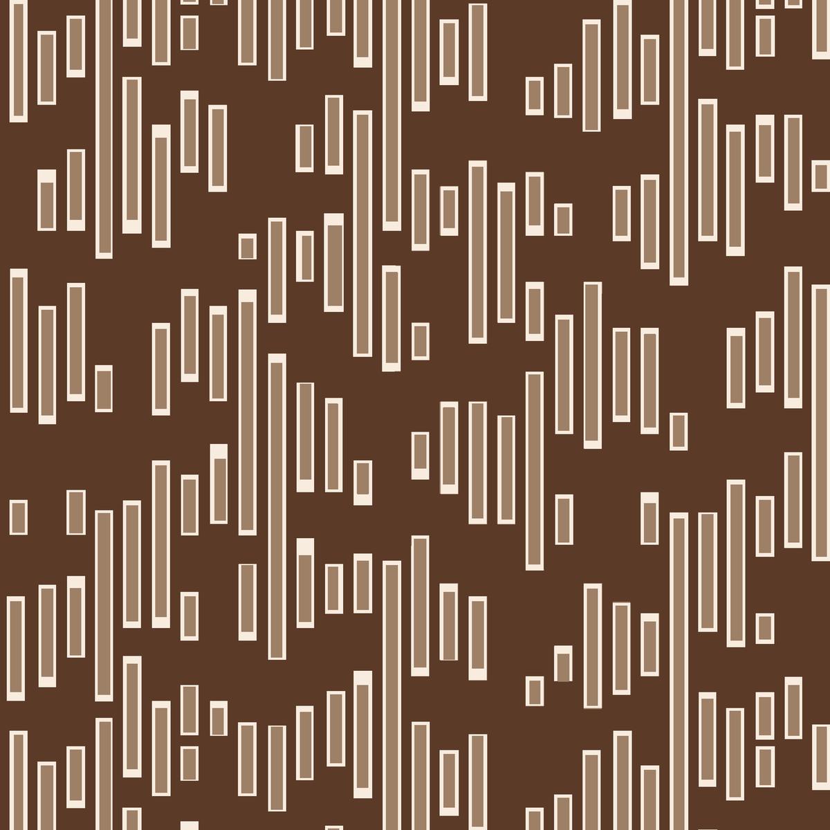 Bar Medley on Brown Fabric