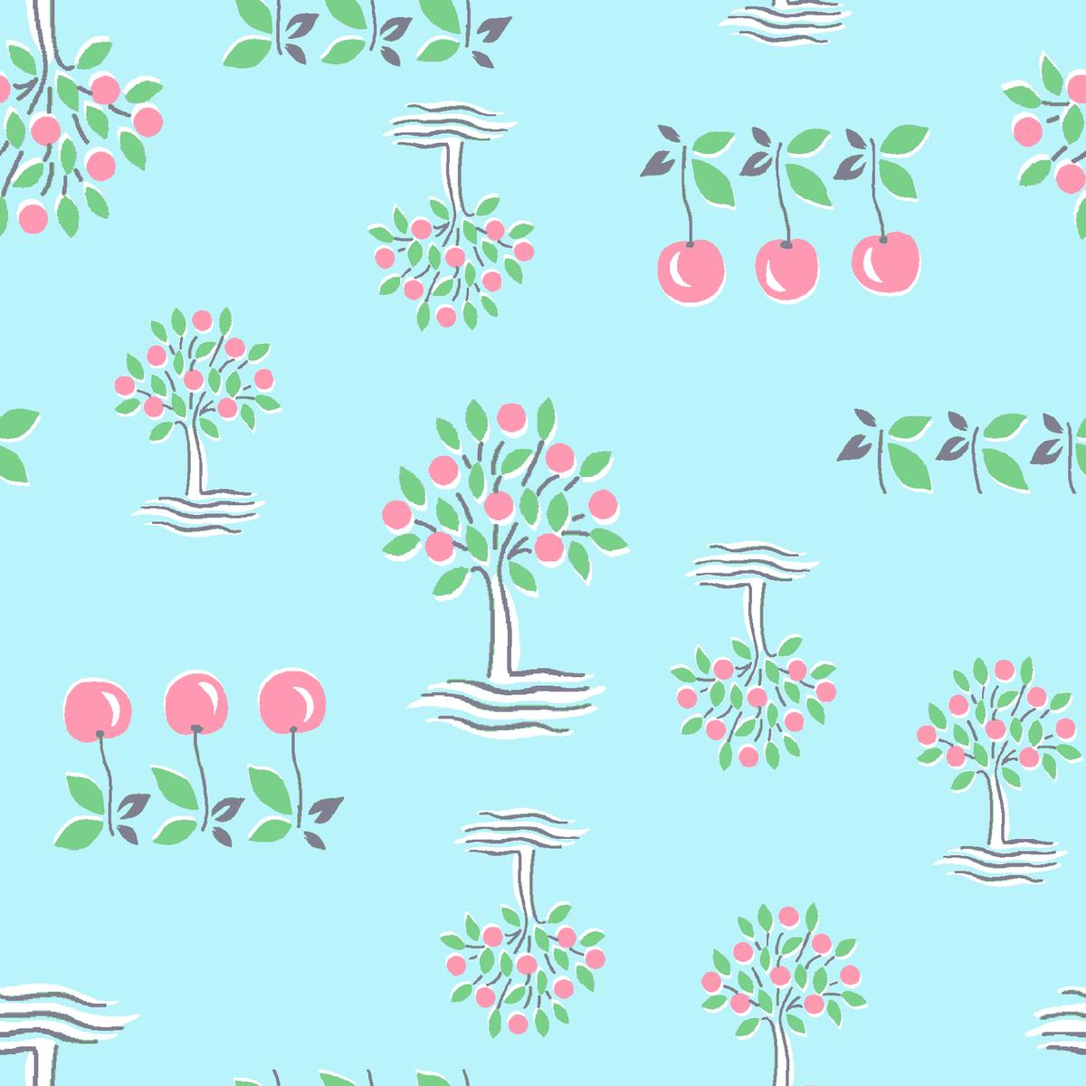 Gentle Orchard - Farm Fresh Fruit Fabric