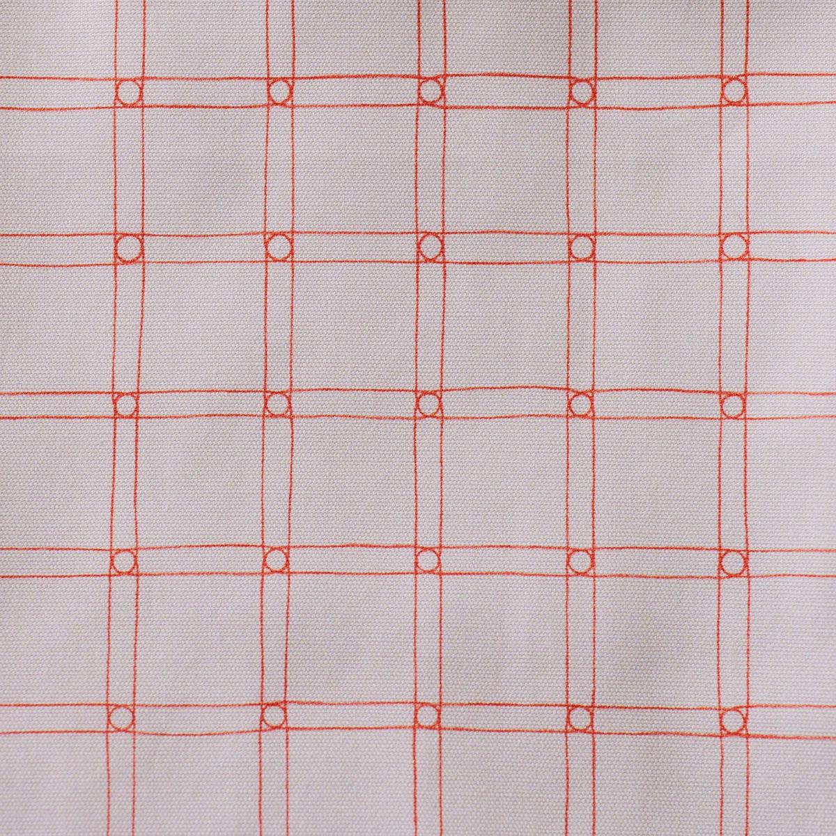 MUDDY WORKS Check Organic Cotton Oxford - Light Beige EKX-141-1