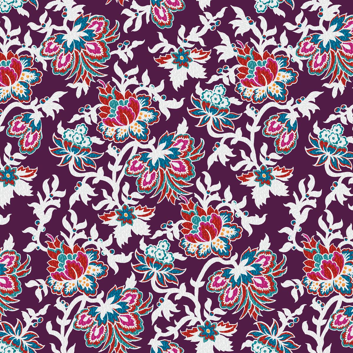 Petal to the Metal - Dramatic Floral Fabric