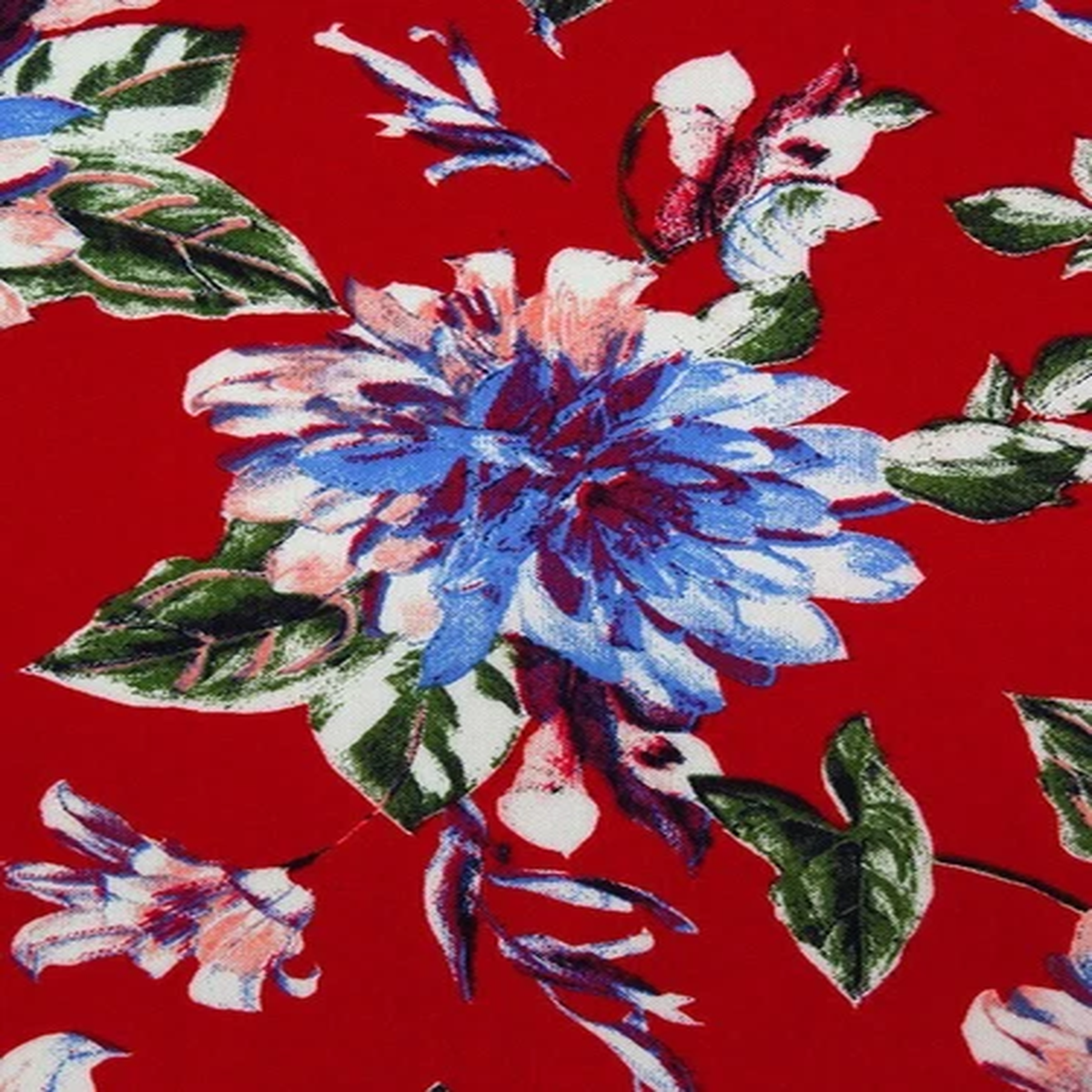 54 Purple Calico Fabric 5