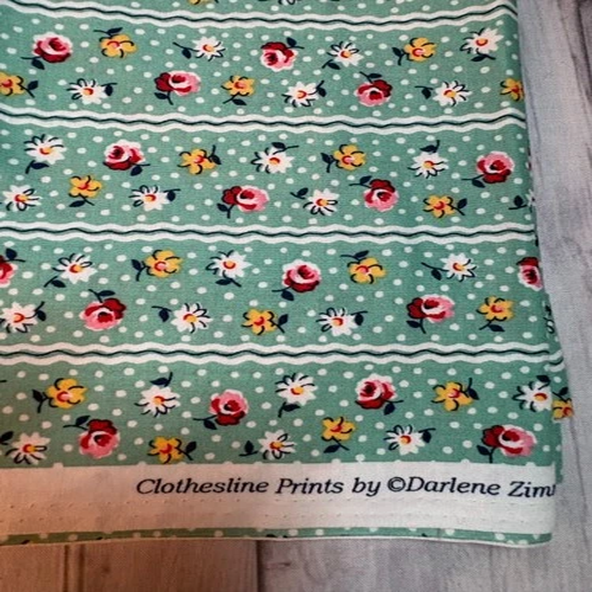 Dark & Light Spring Green Roses Flowers Quilting Sewing Fabric by Yard #c56