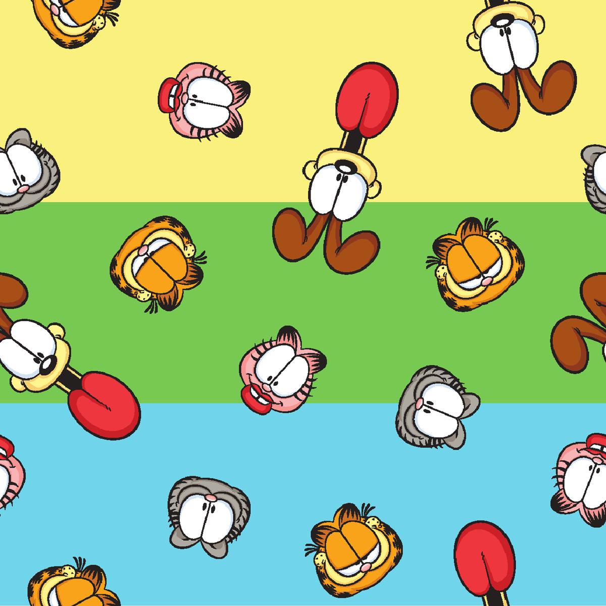 Nickelodeon Garfield - Cat's Out of the Bag - Multicolor Character Fabric