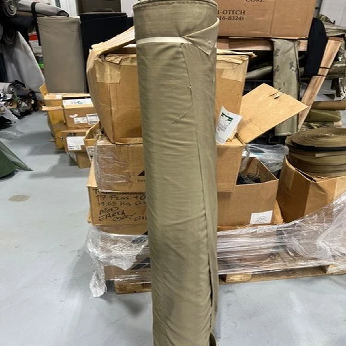 70D Nylon Pack Cloth Fabric Tan 499 DWR Water Repellent Military Spec USA